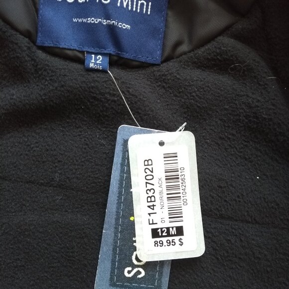 SOURIS MINI WINTER WOOL COAT 12 MONTHS AND ACCESSORIES - $6.99 SHIPPING - Picture 5 of 6